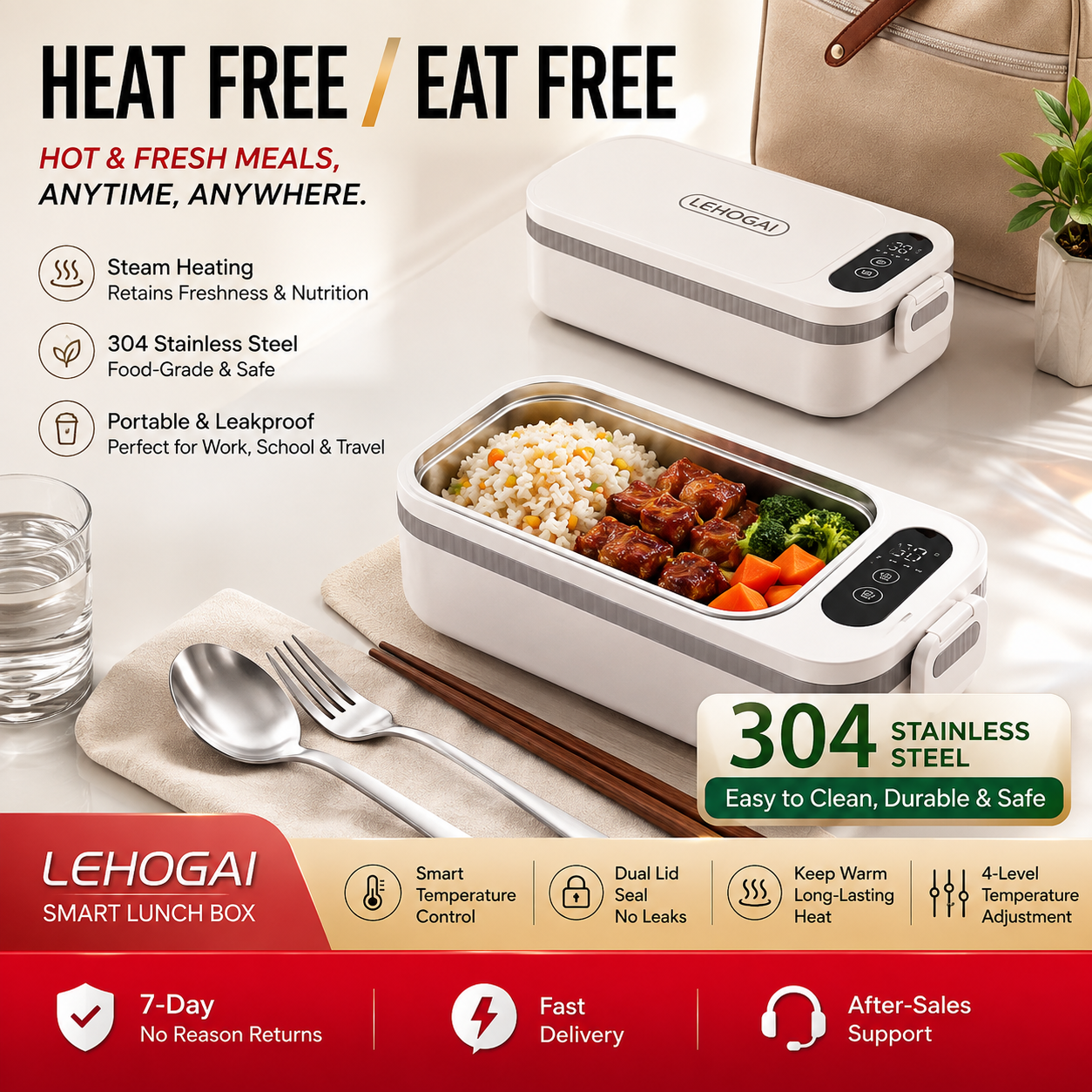 Portable electric lunch box