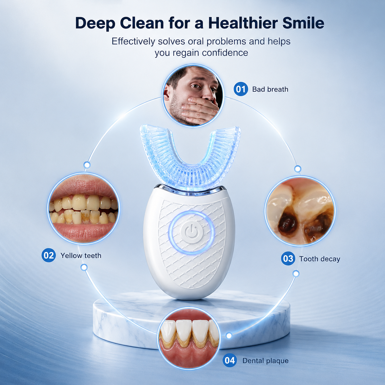 U-Type 360° Electric Toothbrush