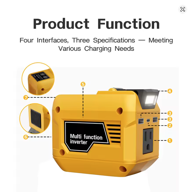 Multi-Function Portable Power Station